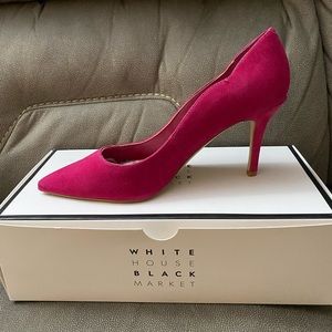 White House Black Market Lana Pink Thrill Pumps